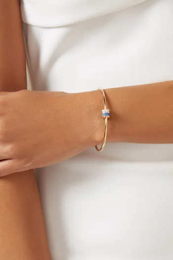 Quatre Classique Blue Edition Diamond Bracelet in 18kt Gold