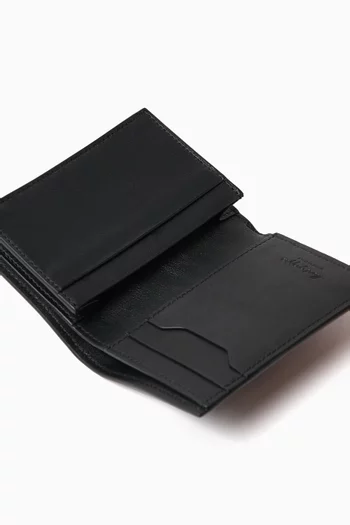Folded Card Case in Leather