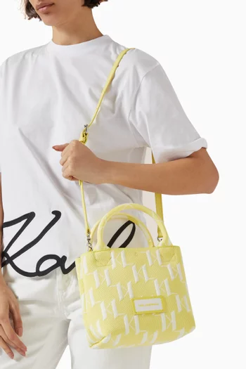 K/Monogram Knit Tote Bag