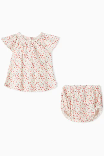 Amissa Top & Bloomers Set in Organic Cotton