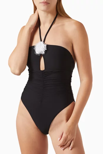 Rosette One-piece Swimsuit
