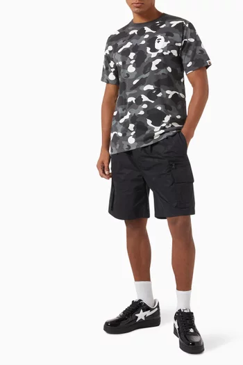 City Camo Large Ape Head T-shirt in Cotton-blend