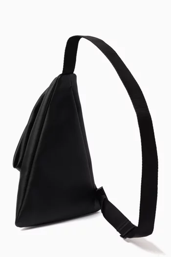 Origami Sling Bag in Faux Leather