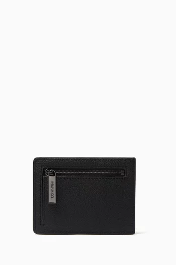 Minimal Focus ID Cardholder in Faux Leather