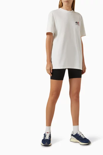 Ovesized Short-sleeve T-shirt in Cotton