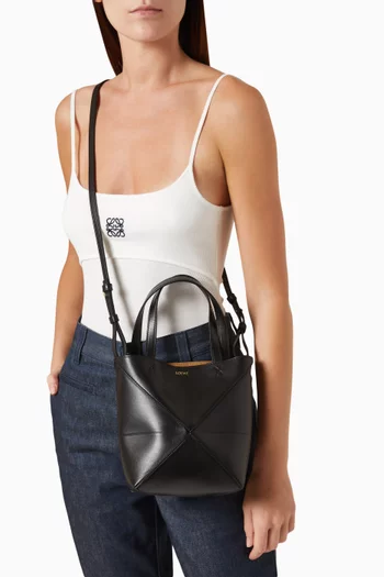 حقيبة يد بازل ميني بتصميم قابل للطيّ جلد