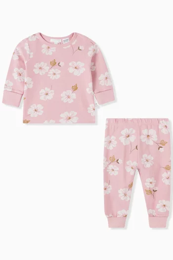 Wildflower Pyjama Set in Organic Cotton