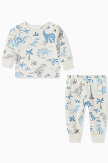 Dino Pyjama Set in Organic Cotton