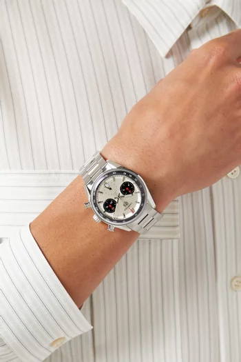 Carrera Automatic Glassbox Panda Watch, 39mm