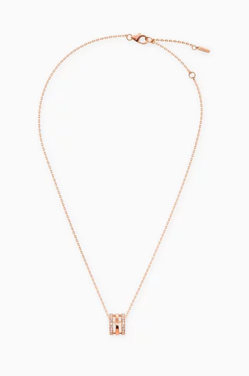 Wid Diamond Necklace in 18kt Rose Gold
