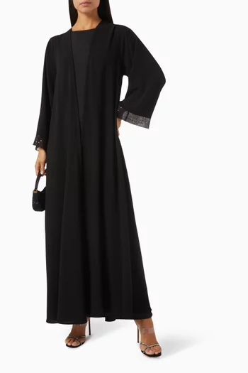 Sequin Embellished Abaya Set