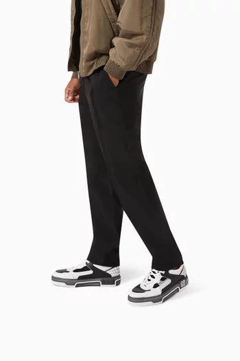 Astroloubi Low-top Sneakers in Calf & Nappa Leather
