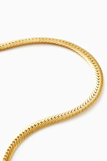 Camail Chain Necklace in 18kt Gold Plated Brass