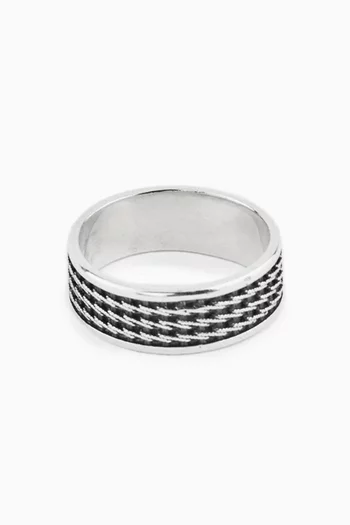 Kusari Ring in Sterling Silver