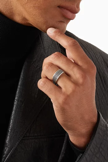 Kusari Ring in Sterling Silver