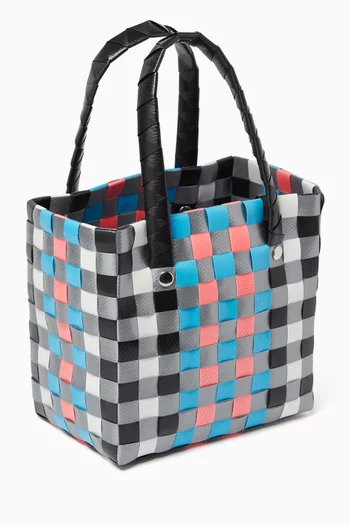Micro Woven Basket Bag