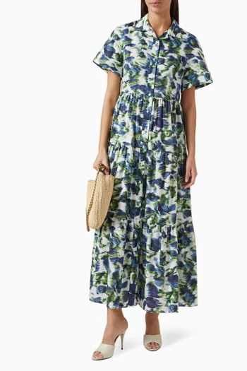Lucia Shirt Dress in Cotton Poplin