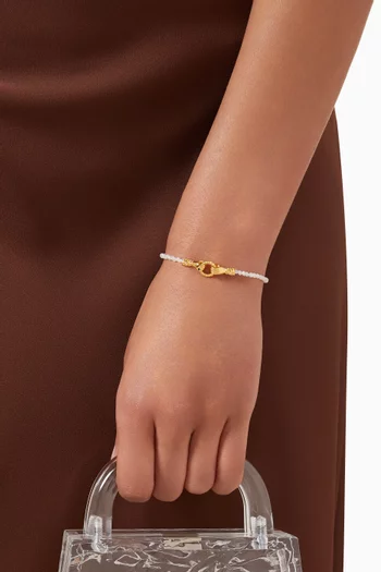 Harris Reed In Good Hands Bracelet in 18kt Recycled Gold-plated Brass