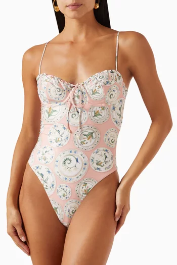 Ebano Menaje One-piece Swimsuit in Recycled Polyester