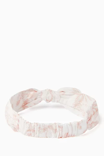 Floral Hair Band in Cotton