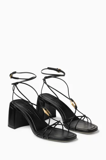 Onyx 70 Sandals in Leather