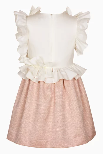 Jabot Dress in Cotton-blend