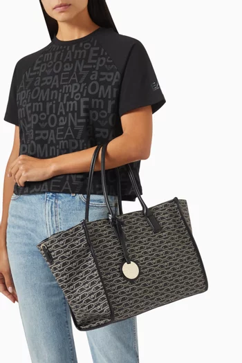 Medium Monogram Logo Tote Bag