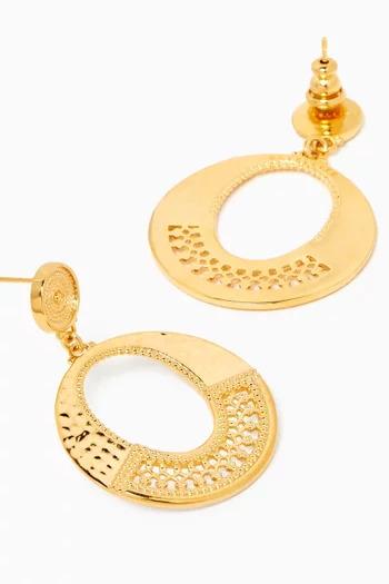 Noor Earrings in 14kt Gold plated Metal