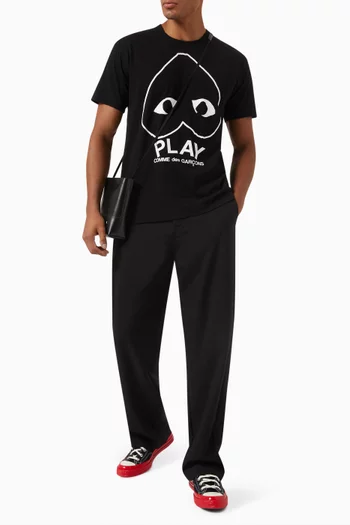 PLAY Logo T-shirt in Cotton Jersey