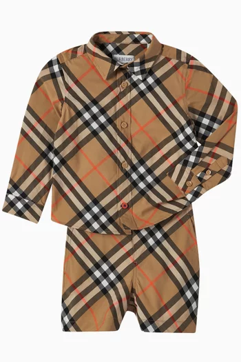 Owen Check Shirt in Cotton