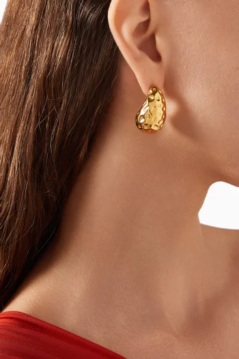 Doheny Earrings in Gold-plated Stainless Steel
