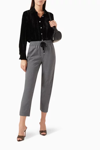 Ricola Drawstring Pants in Wool-blend