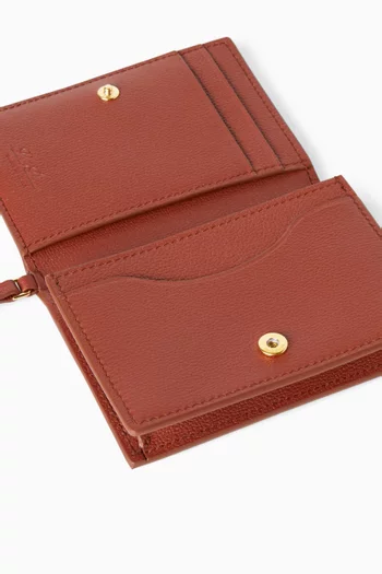 Extra Card Holder in Grained Calfskin