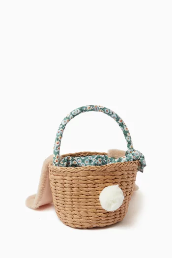 Bunny Bucket Bag & Hair Clips Gift Set