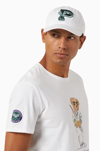 كاب بشعار Wimbledon قطن تويل