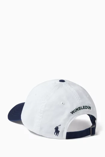 Wimbledon Cap in Cotton-twill