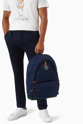 Wimbledon Backpack in Cotton-twill