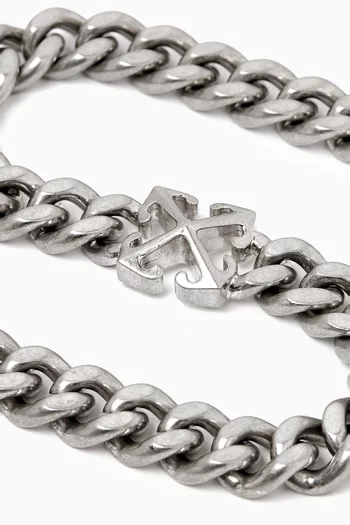Arrow Chain Necklace in Brass