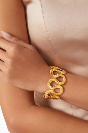 Petit Serpenté Bracelet in 24kt Gold-plated Brass
