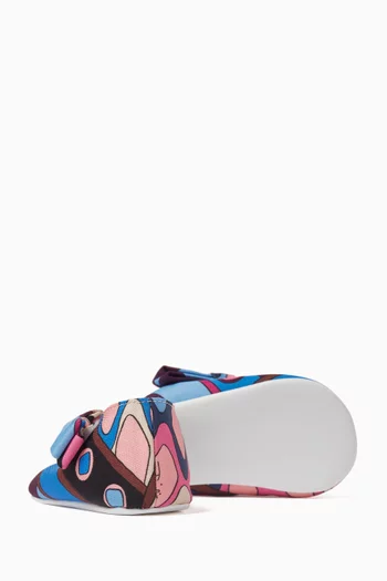 Viola Print Ballerina Sandals