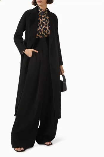 Paolore Tie-belt Coat in Wool