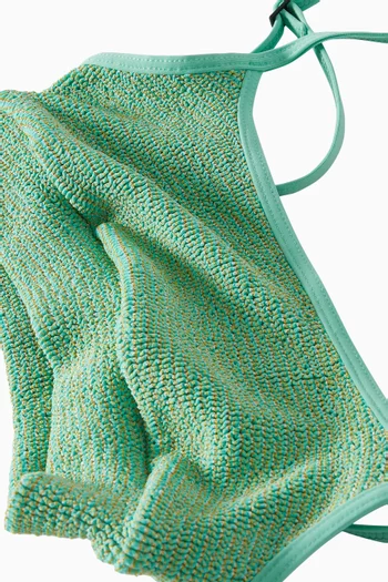 Strap Saint Bikini Top in  Authentic Crinkle™ Fabric