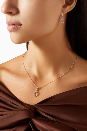 Multi-shaped Diamond Pendant Necklace in 18kt Gold