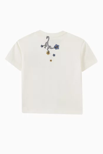 Graphic-print T-shirt in Cotton