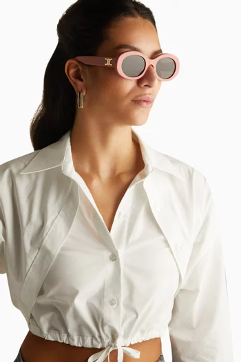 نظارة شمسية 01 بشعار الماركة أسيتات