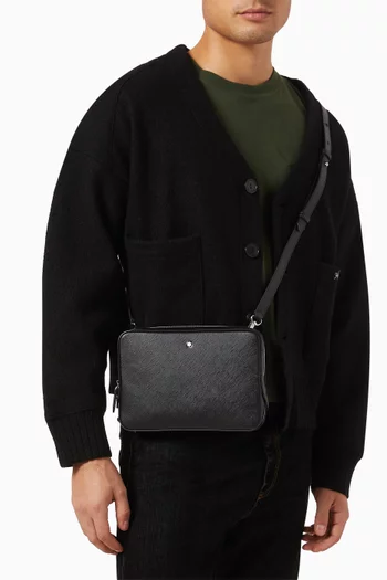 Sartorial Mini Messenger Bag in Leather