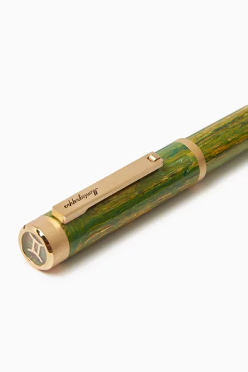 Zero Zodiac Gemini Fountain Pen in Resin