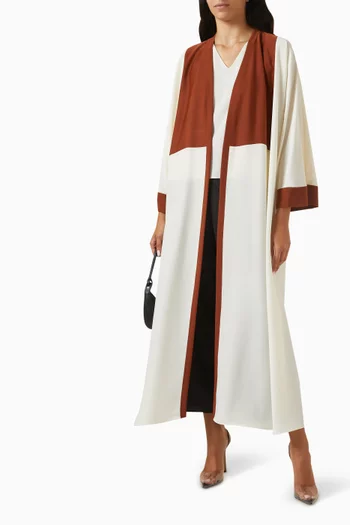4-piece Abaya Set in Silk