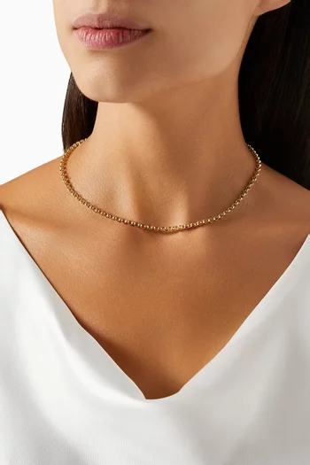 Classic Rolo Necklace in 14kt Yellow Gold