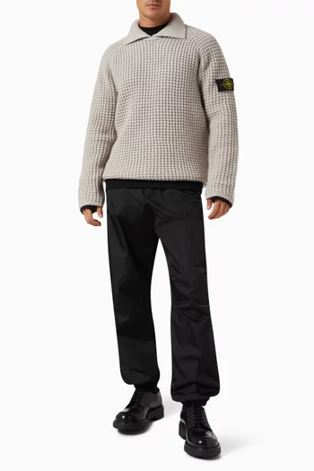 Polo Sweater in Wool